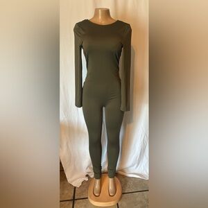 Olive Green Women's Jumpsuit